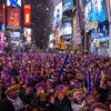 Photos: Times Square Rings In New Year With Huge Crowds, Massive NYPD Presence